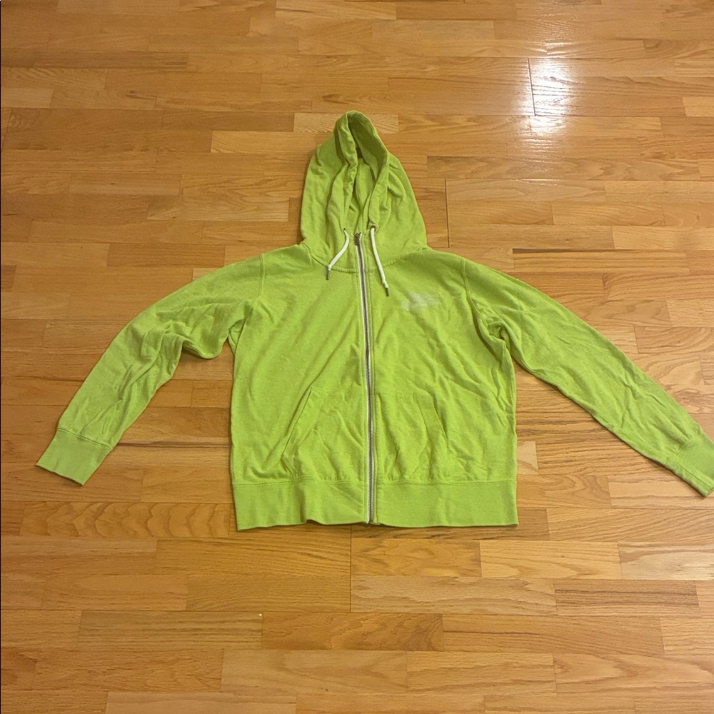 Nike Lime Green Full-Zip Hoodie